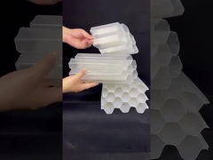 Εξαγωνικά κεκλιμένα κηρήθρα Lamella μέσα αποίκων σωλήνων πιάτων PP