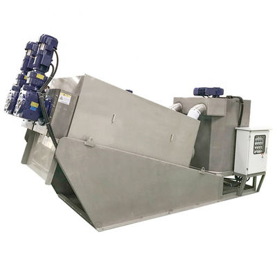 SS304 Dehydrator λάσπης μηχανών λάσπης Τύπου βιδών απομακρύνοντας το νερό σύστημα 10-5000M3/D