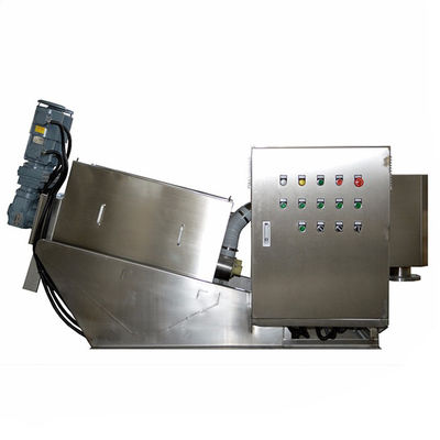 SS304 Dehydrator λάσπης μηχανών λάσπης Τύπου βιδών απομακρύνοντας το νερό σύστημα 10-5000M3/D